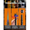 Bright Fire Torch Lighter Butane Refillable, Long Jet Flame Butane
