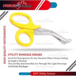 Yellow Emt Utility 5.5" Paramedic Bandage Shears Scissors Ems