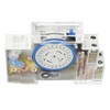 Time Switch Transparent 24h Mechanical Timer Switch with Battery for