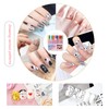 Hinourisha 12 Penne Per Nail Art Punta, 0.7mm fine tip