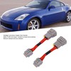 2PCS Headlight Conversion Adapter Wiring Harness Dustproof Fit for 350z