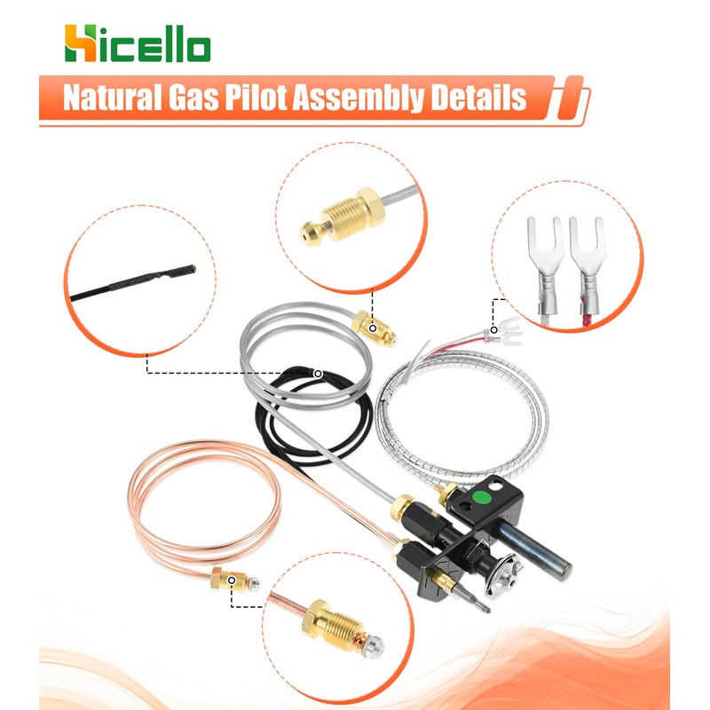 Hicello 69L17 Pilot Assembly Kit Replacement for Lennox Elite, Merit,