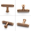 9BUILD 10 Pack 2 Inch Length Champagne Bronze Cabinet Knobs