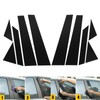 10Pcs Window B Pillar Post Trim Gloss Black Lightweight Rugged