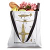 Messerschmitt Bf 108 Taifun WW2 German Plane Diagram Tote Bag