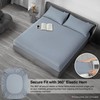 LYMA Bedding Fitted Sheet, King, Deep Pockets 30CM, OEKO-TEX Certified,