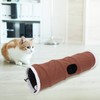 Foldable Cat Tunnel with Hanging Ball Interactive Fun Durable Collapsible