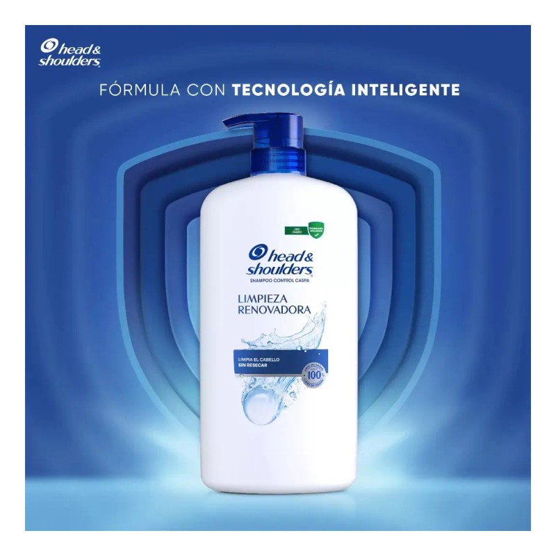 Shampoo Head & Shoulders Limpieza Renovadora 1000 ml