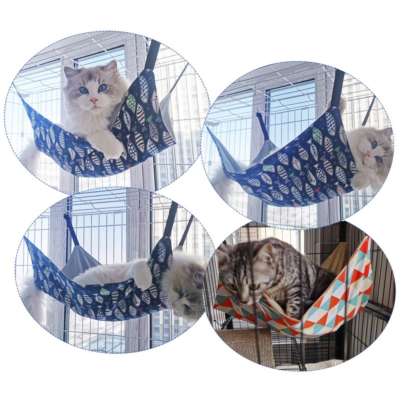 Blueekin Cat Hammock, Adjustable, Bed, For Cages, 22.0 lbs (10