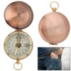 Metal Compass Pocket Watch Compass Portable Flip Compass with Hanging