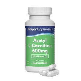 Acetyl L Carnitine Tablets 500mg | 60 Capsules | Manufactured in the UK