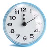 Cisixin Bathroom Waterproof Clock Sucker Kitchen Bathroom Electronic Anti-Fog Wall