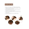 PARXITN Clip-In Bangs, Real Hair, Front Fringe, Unique Irregular Fringe