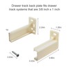 Drawer Track Back Plate Compatible with Prime-Line R 7265, 3/8