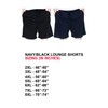 Brooklyn Big Plus Size Lounge Shorts 2 Pack Navy/Black Pyjamas