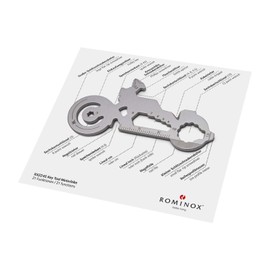 Gift Item: Rominox Key Tools, Various Designs, Key Tool / Key Fob, Stainless Steel Multitool, Includes Functional Description, Multifunctional Tool for Travelling or Holidays