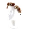 Fashion Trendy Two Tone Floral Accent Head Band For Women