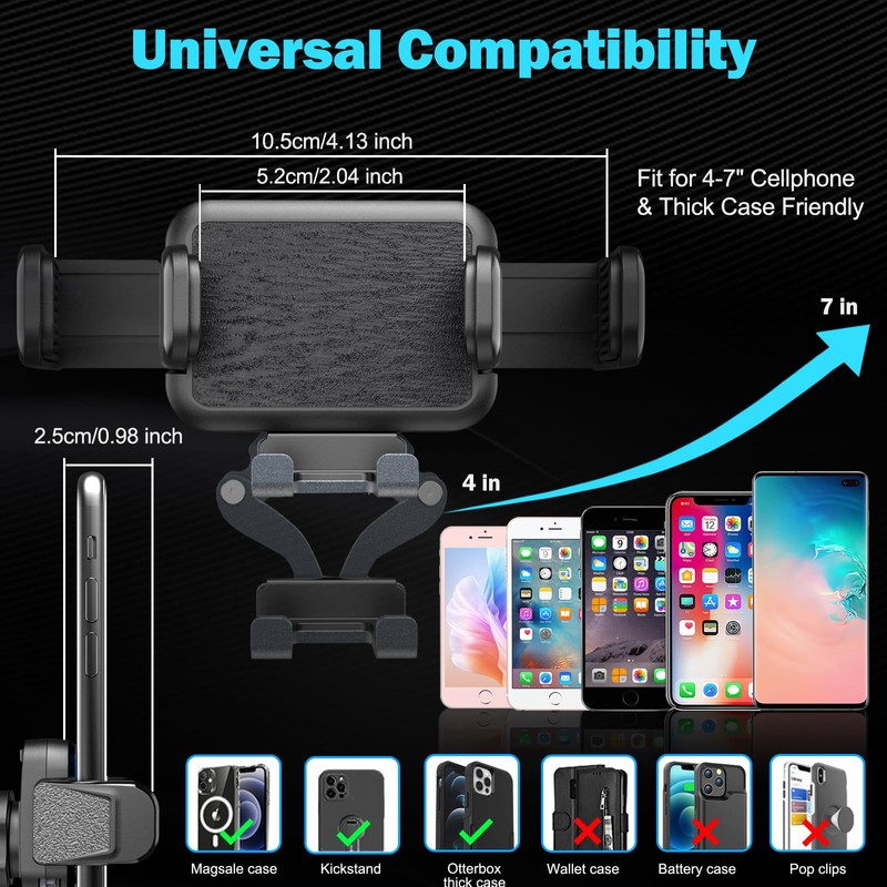 Upgraded Car Phone Holder for Toyota Tacoma 2016 2017 2018