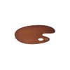 TALENS Oval Painted Wooden Pallet 24.7 x 34.5 cm