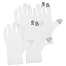 jojofuny 2 Pairs Touch Screen Gloves Thin Cotton Gloves for Men Women Garden Work Protect Comfortable