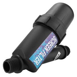 Oumefar 3/4" Large Capacity Disc Filter Stainless Steel Water Screen Filter 3/4 Inch Effective Water Filter for Drip Irrigation Water Tank Pool Pump DN25