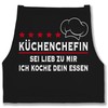 Shirtracer - Apron - Cooking Apron Ladies 1 - Küchenchefin