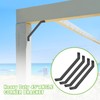 4 Pcs Inside Moun 45-Degree Angle Bracket,7.28" x 1.5" Heavy
