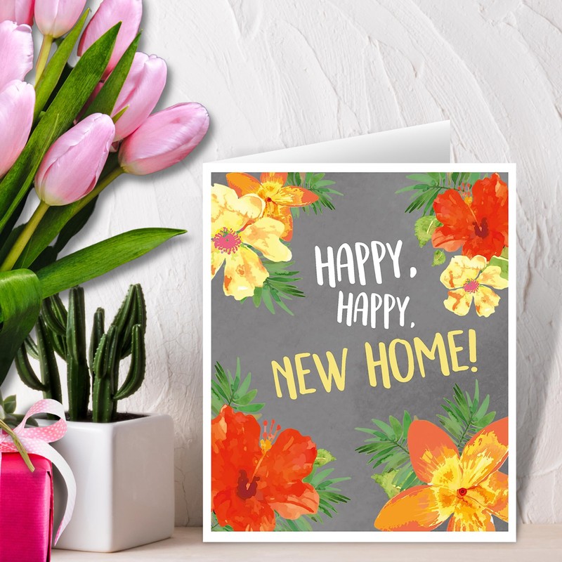*Happy*, New Home Card
