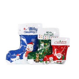 Adam Victor Bags - Ziplock Stockings, Assorted Sizes/Candy & Party Favor Bags (Pack of 36)