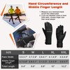 Jeniulet Winter Gloves Men Women Touch Screen Water-Resistant Windproof Anti-Slip
