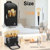 Relavel Makeup Brush Bag, Foldable Stand Up Travel Makeup Brush