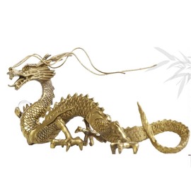 Shun Fortune Dragon Crystal Ball Gold Dragon Water Cup 0.8 inch (20 mm) Ball Crystal Copper Feng Shui Goods Good Luck Feng Shui 5 Claw Dragon Figurine Five Claw Zodiac Lucky Charm Auspicious Good Luck