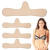 Piriuuo 4 Pcs Cotton Bra Liners, Bra Liners to Absorb