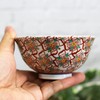 Couples Rice Bowl, Teacup, Pair of Tableware Set, Kutani Ware,