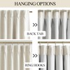 Vision Home Vision Home Natural Pinch Pleated Full Blackout Curtains