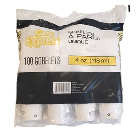 Cafe Express 4oz Espresso Cups Single Wall (Gobelets A Paroi Unique) 100 Count