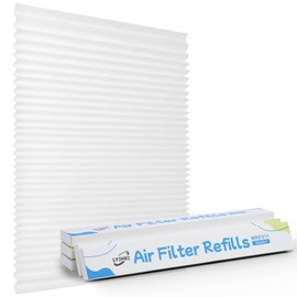 5 Pack 16x25x1 MERV 11 Air Filter Refills, Replaceable Filter Media only for 16x25x1 Reusable Frame (Frame Not Included)