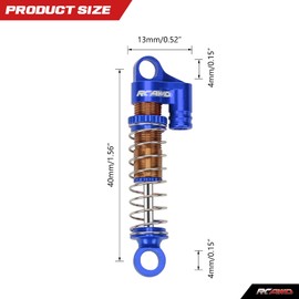 RCAWD Front Rear Shock Absorber Damper