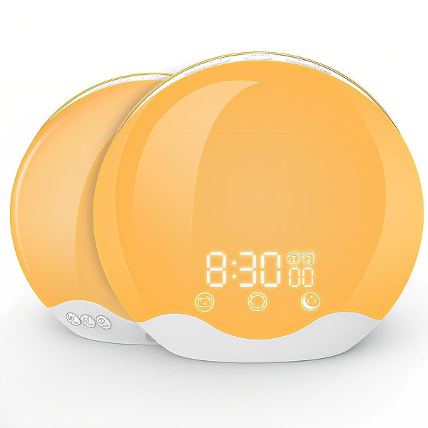 [2025 New] Sunrise Alarm Clock & White Noise Machine 2-in-1
