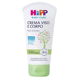 HiPP - Baby Care Face & Body Moisturizer for Children and Babies Sensitive Skin with Organic Almond Oil 1 x 75ml