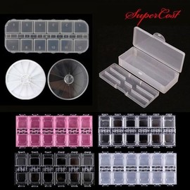 9 Types of Nail Art Tool, Parts, Stone, and Accessory Storage Cases / 네일아트 도구 파츠 스톤 소품 케이스 보관함 9종