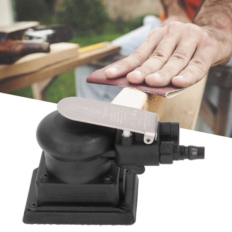 Air Sander Square Pneumatic Sandpaper Sanding Machine Polisher for Wood