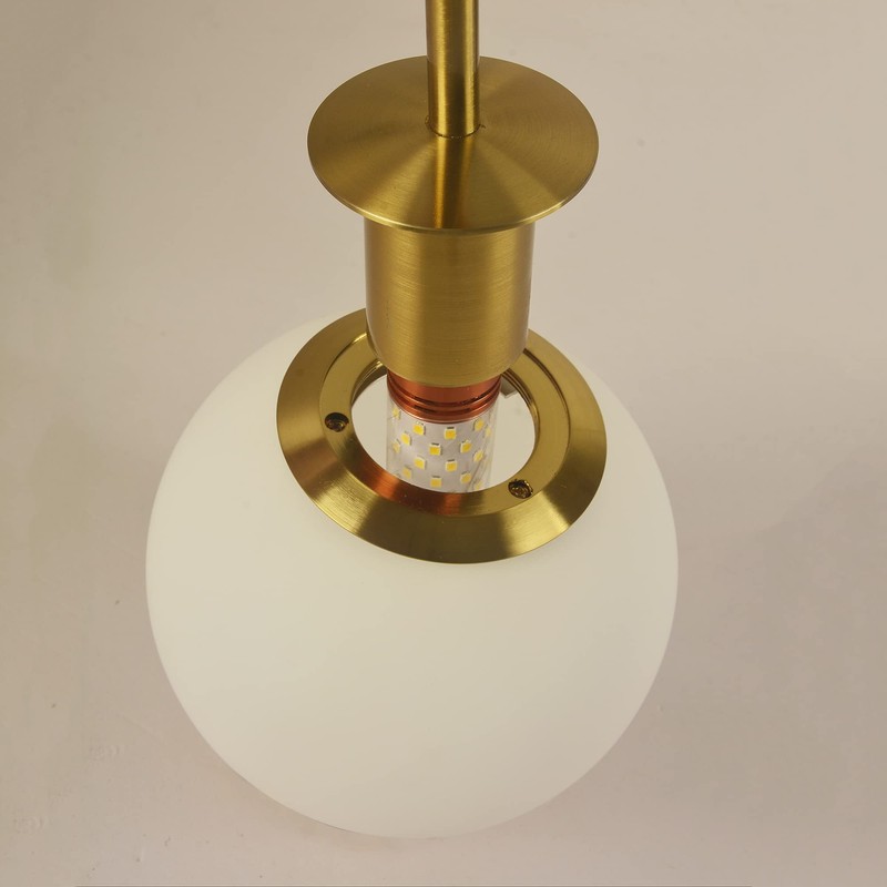 BAODEN Pantalla de cristal para lámpara de pared moderna con