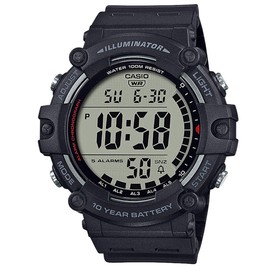 Casio Unisex-Adults Digital Quartz Watch with Plastic Strap AE-1500WH-1AVEF