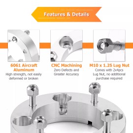 RI 2x 1.5" 4x137 110mm Wheel Spacers For Can-am Maverick Commander Outlander
