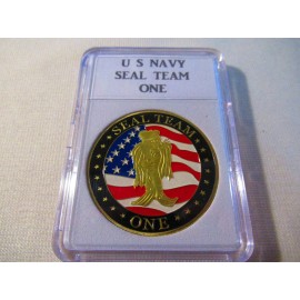 US NAVY SEAL TEAM ONE Challenge Coin