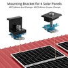 Anbte 10 PCS Solar Panel Mounting Brackets for Unistrut, Aluminium
