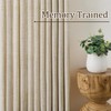 RAIN CITY Beige Sheer Curtains 144 Inches Long with Pinch