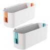 Yitobici Pack of 2 Hanging Bed Organiser Storage Baskets, Hanging