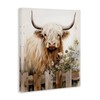 Stupell Industries Cattle & Garden Fence Canvas Wall Art Design